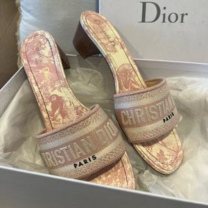 Christian Dior Heeled Slides